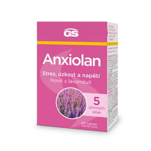 GS Anxiolan s levandulí, 60 tablet